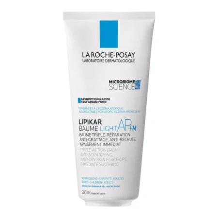 La Roche Posay Lipikar Baume Light AP+M, Μαλακτικό Βάλσαμο Σώματος Αναπλήρωσης Λιπιδίων, Κατά των Ερεθισμών & του Κνησμού 200ml